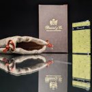 Brizard Ostrich Matcha Green Venezia " Fountain Flame Pocket Lighter NIB