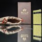 Brizard Ostrich Matcha Green Venezia " Fountain Flame Pocket Lighter NIB