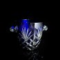 Faberge Odessa Cobalt Blue Crystal Ice Bucket