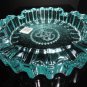 Luminoso Teal / Blue Glass Ashtray by Rocky Patel 10" Diameter NIB