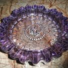 Rocky Patel Luminoso Purple Glass Ashtray Gorgeous 10" Diameter