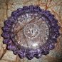 Rocky Patel Luminoso Purple Glass Ashtray Gorgeous 10" Diameter