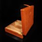 Tan Leather Cigar Humidor Made in Spain NIB