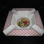 Large Ceramic Cigar Ashtray 9" square