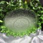 Luminoso Green Glass Ashtray Gorgeous 10" Diameter NIB
