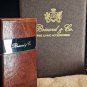 Brizard " Venezia " Fountain Flame Lighter - Antique Saddle Leather NIB