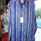 Robert Graham Caneel Blue Long Sleeve Shirt Size Medium NWTS Robert Graham Caneel Blue Long Sleeve Shirt Size Medium NWTS