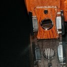Brizard and Co Tan Lizard Elite Series 2 Cigar Cutter NIB