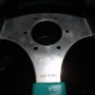 Dino Teal & Black Marine Steering Wheel with Polished Spokes 13.5" Diameter #2