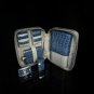 Brizard  Blue Caiman & Grey Leather Traveler , Venezia Lighter & Elite Cutter