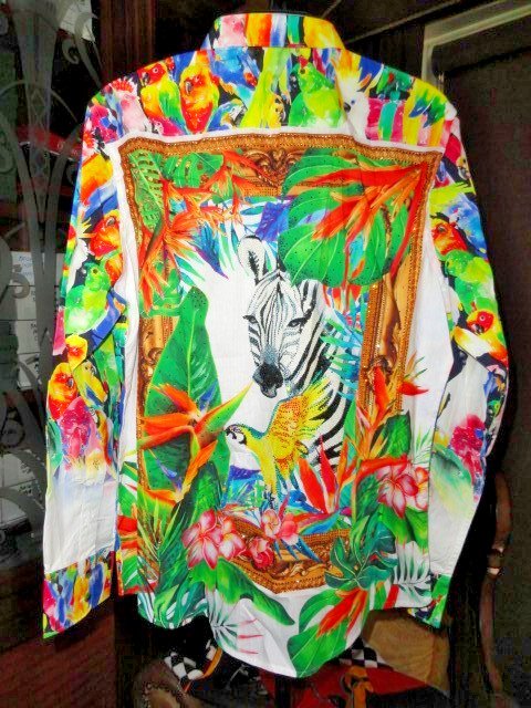Robert Graham Wild Life Long Sleeve Shirt SIze XL  NWTS