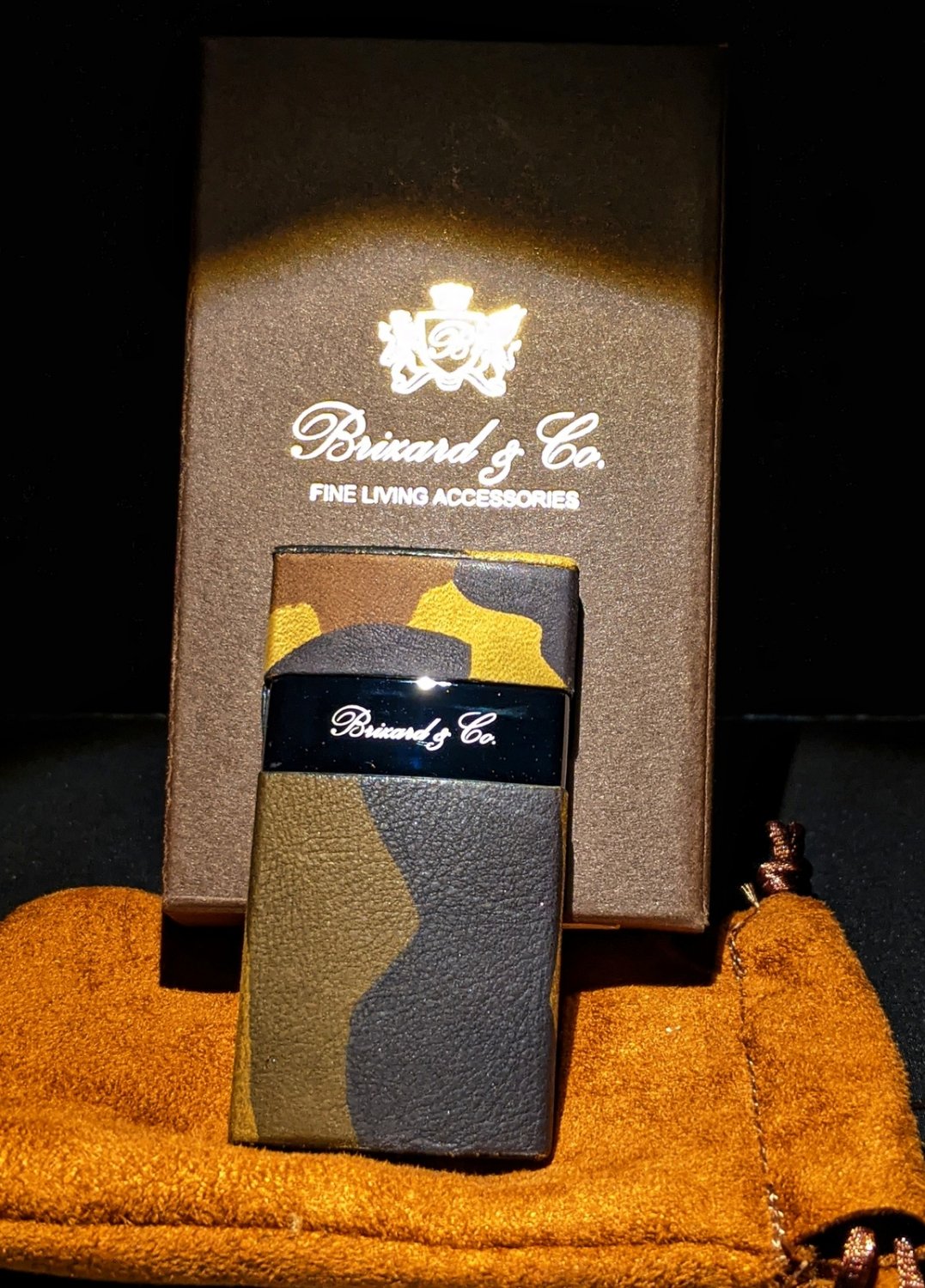 Brizard and Co Venezia Camo Pattern Lighter  NIB