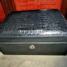 Brizard  The "Airflow" Cigar Humidor - Black Caiman  30 / 40 Count NIB