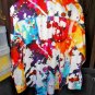 Robert Graham Gerald Colorful Short Sleeve Shirt Size Medium