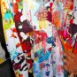 Robert Graham Gerald Colorful Short Sleeve Shirt Size Medium