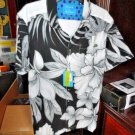 Robert Graham Black & White  Short Sleeve Shirt Size Large with 34" Waist Shorts