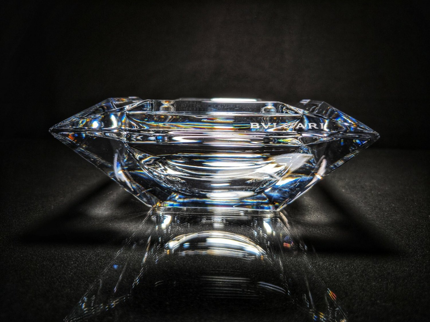 Bvlgari Rosenthal Studio Line Eccentrica Ashtray 5.5" x 5.5" x 2"