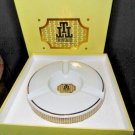 Large Round Cigar Ceramic Ashtray Measures 9.5" Diameter NIB