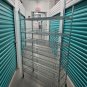 Rolling Chrome Shelves with wheels 7 tiers assembled and ready for use