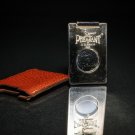 Stainless Steel Cigar Cutter with Karabu Tan Leather Case NIB Stainless Steel Cigar Cutter with Karabu Tan Leather Case NIB