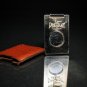 Stainless Steel Cigar Cutter with Karabu Tan Leather Case NIB
