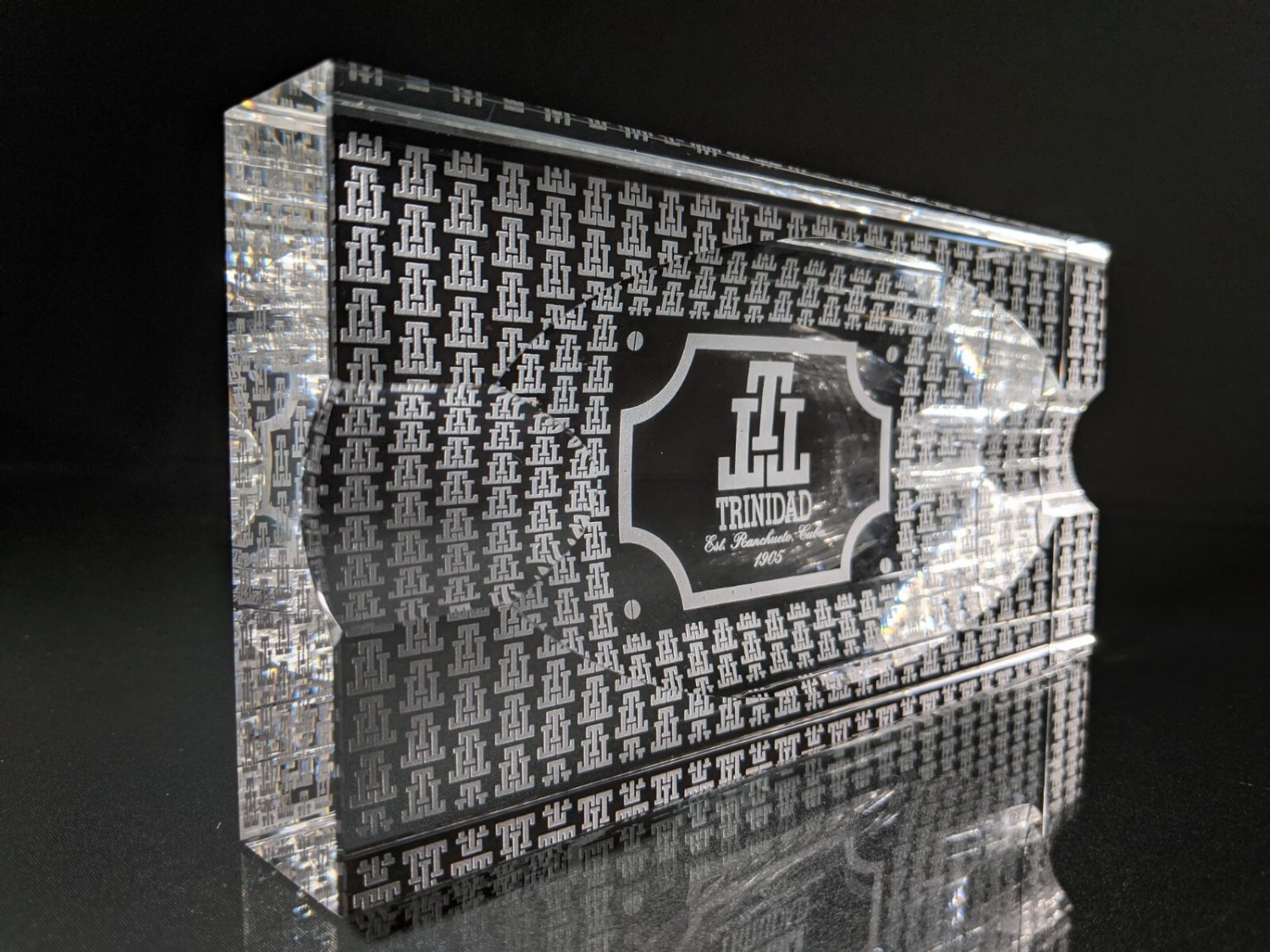 Crystal Cigar Ashtray without original box