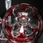 Faberge Colored Crystal Glasses come in presentation case Measure 8.5" Tall