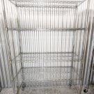 Chrome Rolling Shelves with wheels 5 Tier assembled and ready for use Chrome Rolling Shelves with wheels 5 Tier assembled and ready for use