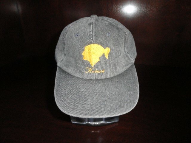 Cigar Logo Canvas Baseball Cap