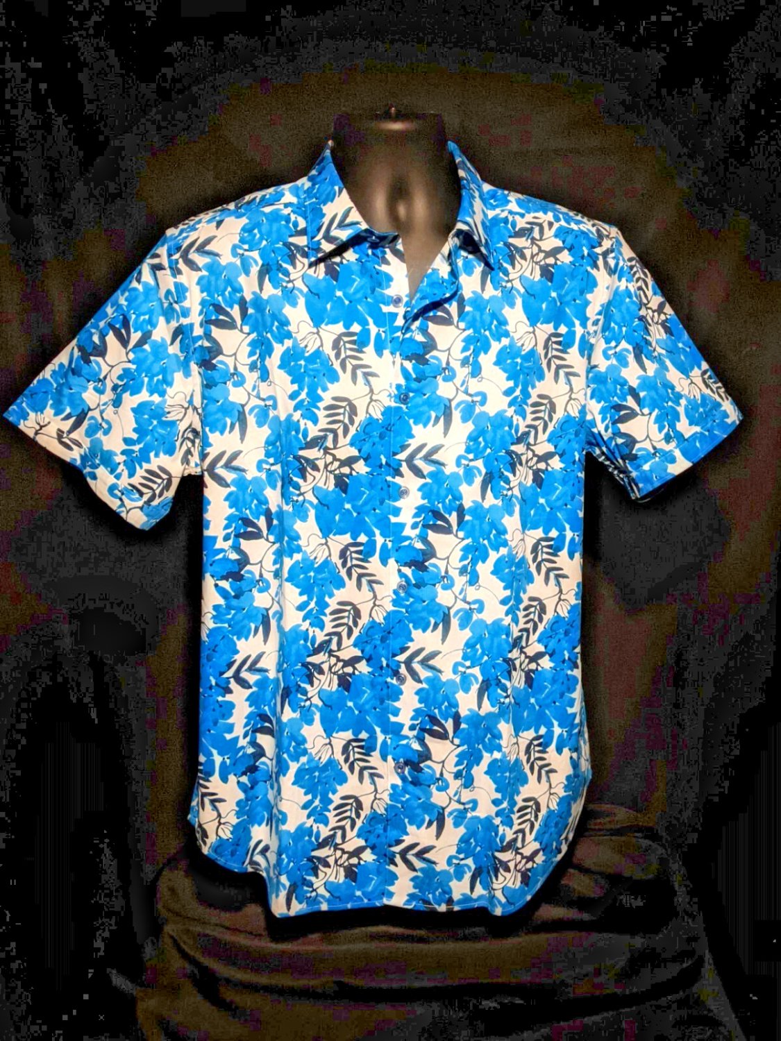 Robert Graham Connell Colorful Short Sleeve Shirt Size Medium NWTS