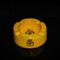 Gold 50th Anniversary Ceramic Cigar Ashtray Measures 8" x 2.75" NIB