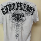 Roar Signature Grey Embroidered Short Sleeve  Shirt Size Medium