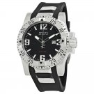 Invicta Stainless Steel Reserve Excursion Black Rubber Strap 6252 Needs Battery Invicta Stainless Steel Reserve Excursion Black Rubber Strap 6252 Needs Battery