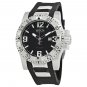 Invicta Stainless Steel Reserve Excursion Black Rubber Strap 6252  Needs Battery