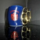 Punch Ceramic Coffee Mug with Gold Painted Finger Grip Handle NIB Punch Ceramic Coffee Mug with Gold Painted Finger Grip Handle NIB