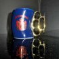 Punch Ceramic Coffee Mug with Gold Painted Finger Grip Handle NIB