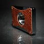 Brizard and Co. - The "Elite" Cigar Cutter - Croco Pattern Tobacco NIB