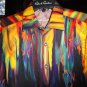 Robert Graham Jack Dripper Long Sleeve Shirt Size Medium