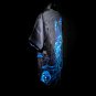 Robert Graham Deep Blue Jellyfish Short Sleeve Size Large NWTS
