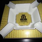 Large Size Ceramic Ashtray pre-owned Measures 9.25" x 9.25" x 2.25". No box