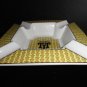 Large Size Ceramic Ashtray pre-owned Measures 9.25" x 9.25" x 2.25". No box
