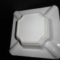 Large Size Ceramic Ashtray pre-owned Measures 9.25" x 9.25" x 2.25". No box