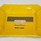 Yellow Rectangle Ashtray 4-Slots No box Yellow Rectangle Ashtray 4-Slots No box