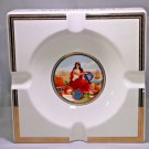Large Ceramic  Cigar Collectible Ashtray 9.5" x 2"
