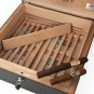 Brizard and Co " Checkers"   Humidor 100 ct with cutter and table lighter NIB