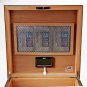 Brizard and Co " Checkers"   Humidor 100 ct with cutter and table lighter NIB