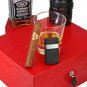 Brizard " Royal Oak Collection "  Red Humidor 30 / 40 ct with Lighter NIB