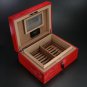 Brizard " Royal Oak Collection "  Red Humidor 30 / 40 ct with Lighter NIB
