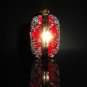 Alexander McQueen Red Jeweled knuckle clutch