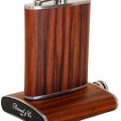 Brizard Flask 8 oz. Rosewood Made in USA NIB Brizard Flask 8 oz. Rosewood Made in USA NIB